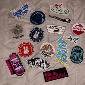 NAME BRAND STICKERS!!